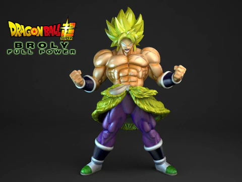 BROLY POTENCIA COMPLETA Modelo de impresión 3D