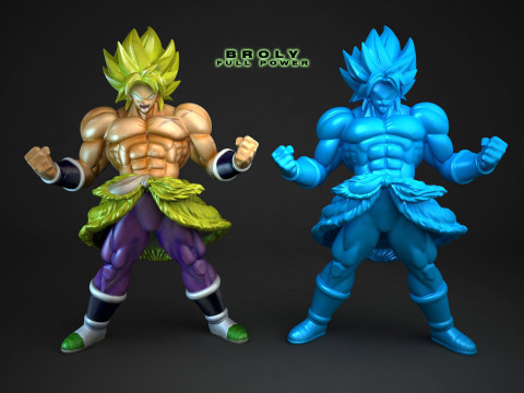 BROLY FULL POWER 3Dプリントモデル