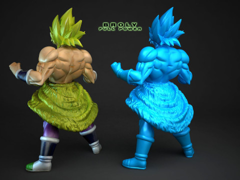 BROLY FULL POWER 3Dプリントモデル