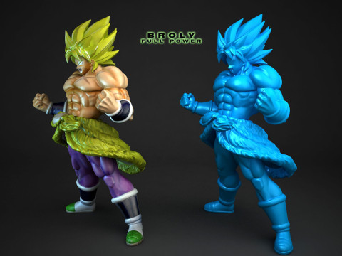 BROLY FULL POWER 3Dプリントモデル