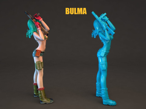 Bulma Dragon Ball 3D Model