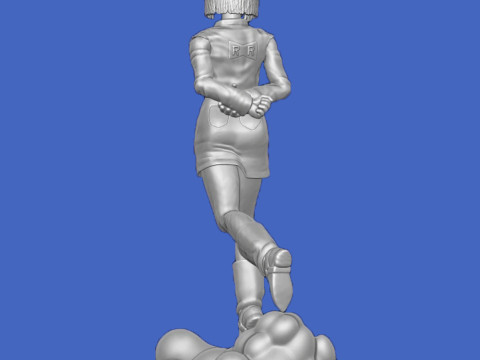 Android 18 Statue 3Dプリントモデル