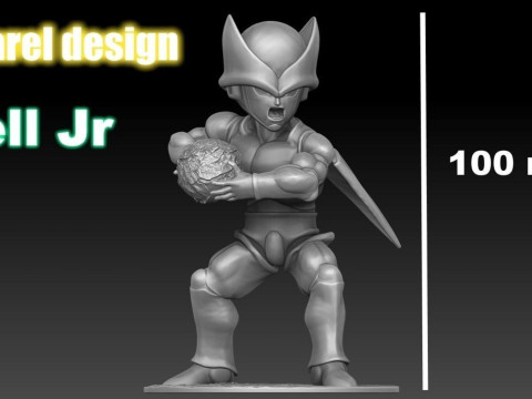 Cell Jr Dragon Ball Z 3Dプリントモデル