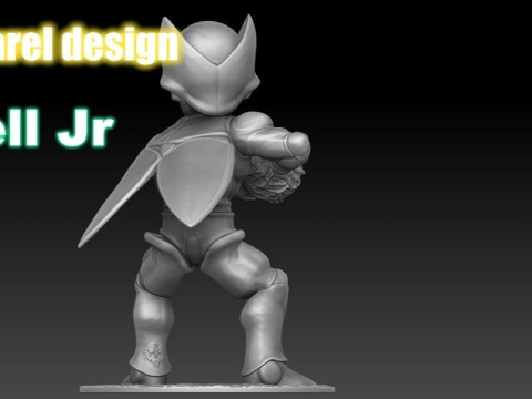 Cell Jr Dragon Ball Z 3Dプリントモデル