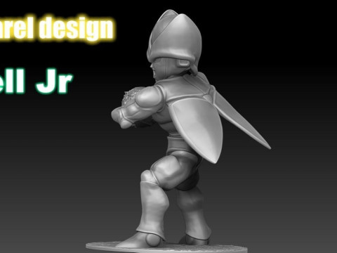 Cell Jr Dragon Ball Z 3Dプリントモデル