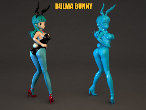 Bulma Bunny 3D Принт Модель
