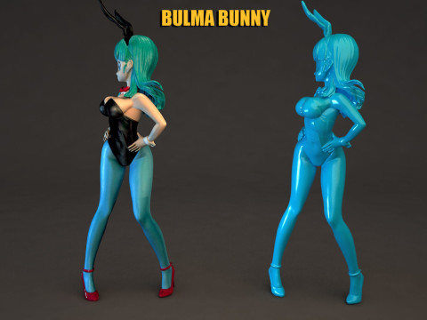 Bulma Bunny 3D Принт Модель