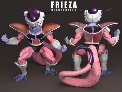 Frieza Dragon Ball Z Modèles 3D en vedette
