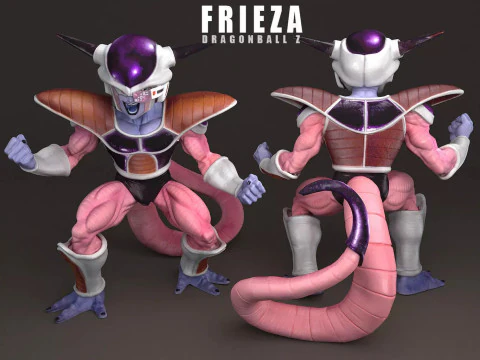 Freeza Dragon Ball Z Modelo de Impressão 3D