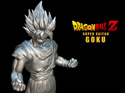 Super Saiyan Goku 3D Принт Модель