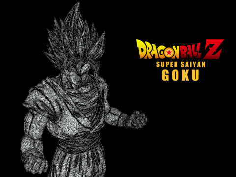 Super Saiyan Goku 3D Принт Модель