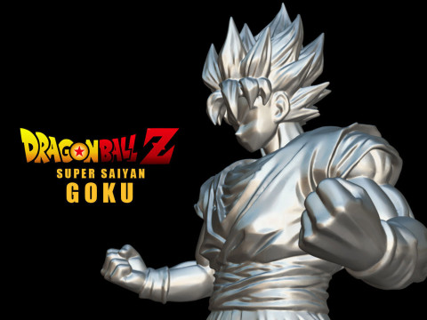 Super Saiyan Goku 3D Принт Модель