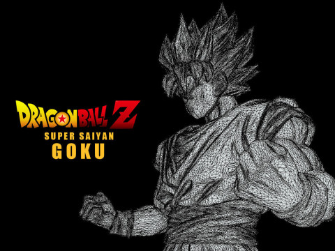 Super Saiyan Goku 3D Принт Модель
