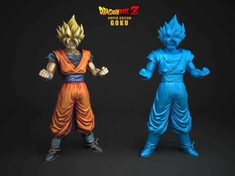 Super Saiyan Goku 3D Print Model
