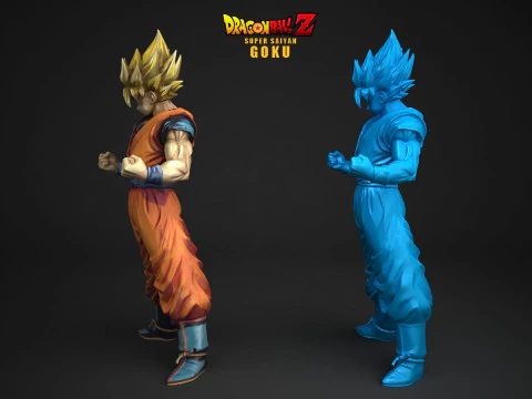 Super Saiyan Goku 3D Print Model