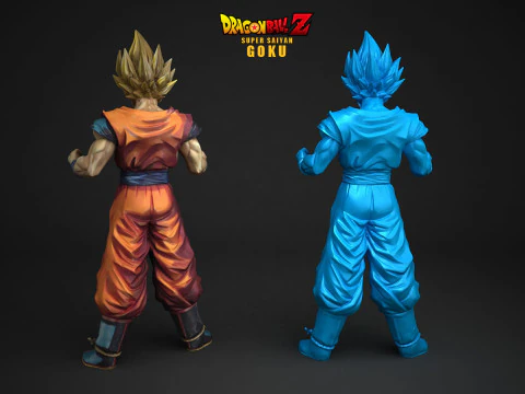 Super Saiyan Goku 3D Print Model