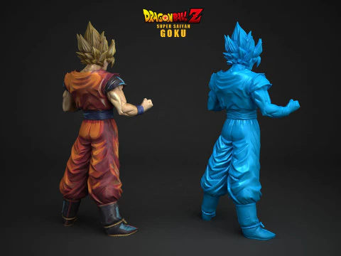 Super Saiyan Goku 3D Print Model