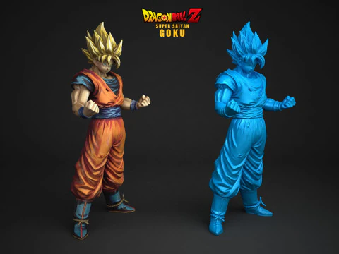 Super Saiyan Goku 3D Print Model