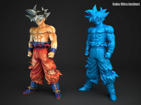 Goku Ultra Instinct Modelo de impresión 3D