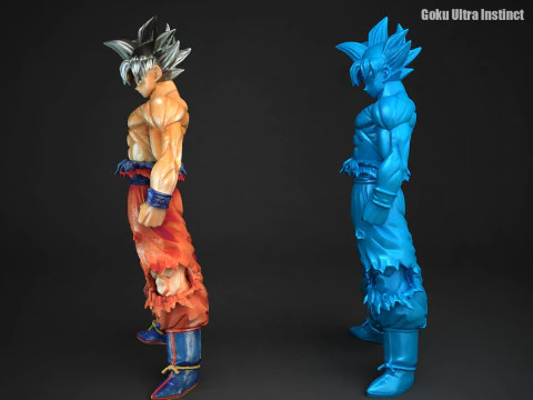 Goku Ultra Instinct 3D Print Model