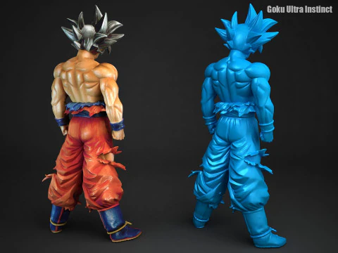 Goku Ultra Instinct 3D Print Model
