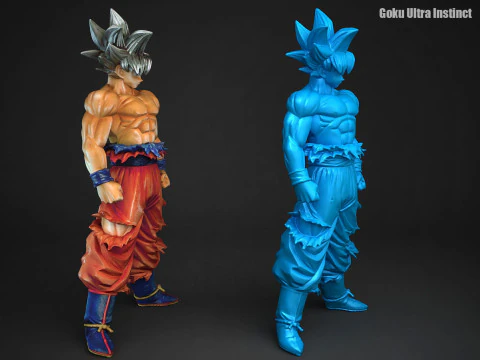 Goku Ultra Instinct 3D Print Model