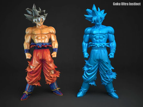 Goku Ultra Instinct 3D Print Model