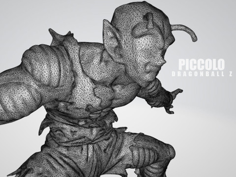 ピッコロドラゴンボールZ 3Dプリントモデル