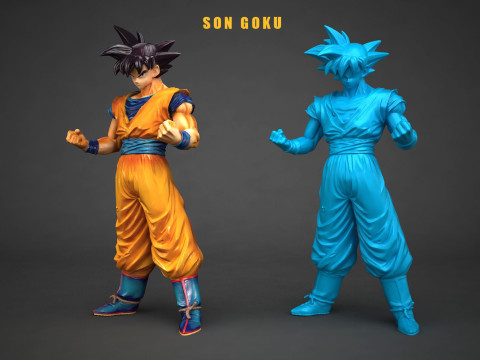 Son Goku Dragon Ball Z 3D Модель
