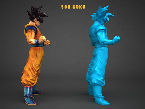 Son Goku Dragon Ball Z 3D Модель
