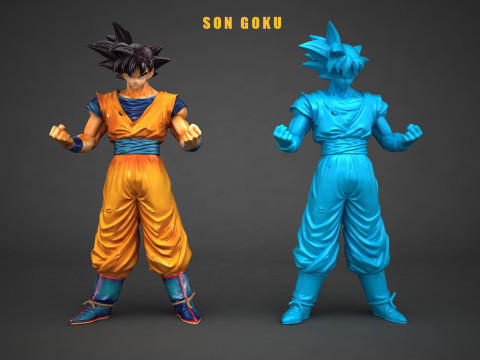 Son Goku Dragon Ball Z 3D Модель