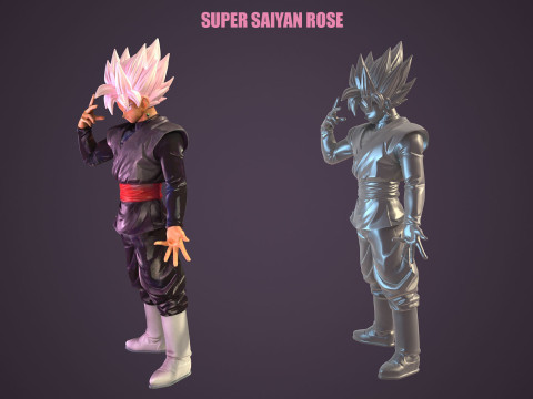 Super Saiyan Rose Modèle 3D