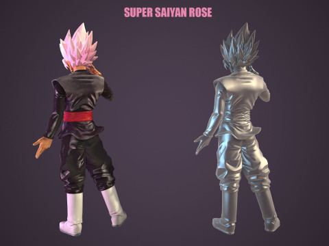 Super Saiyan Rose Modèle 3D