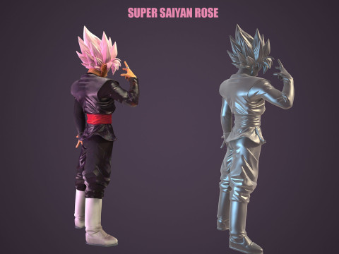 Super Saiyan Rose Modèle 3D