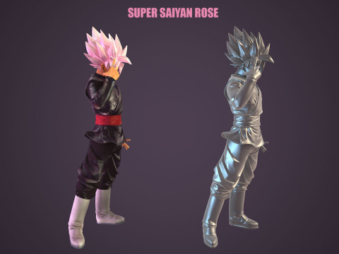 Super Saiyan Rose Modèle 3D