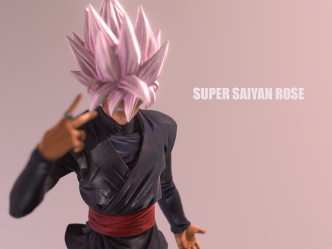 Super Saiyan Rose Modèle 3D