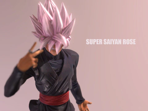Super Saiyan Rose 3D Model