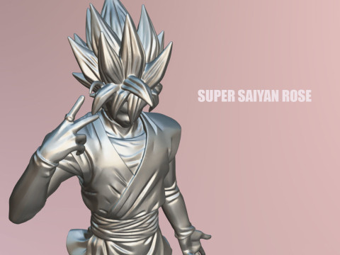 Super Saiyan Rose Modèle 3D