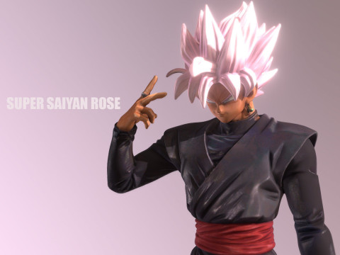 Super Saiyan Rose Modèle 3D