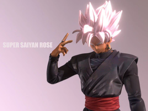 Super Saiyan Rose 3D Model