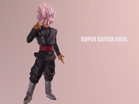 Super Saiyan Rose Modèle 3D