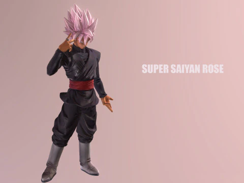 Super Saiyan Rose 3D Model