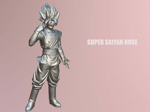 Super Saiyan Rose Modèle 3D