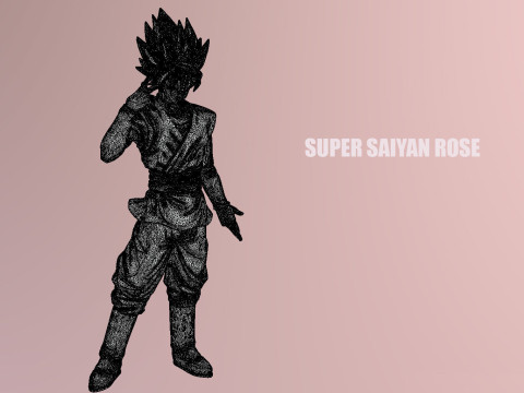 Super Saiyan Rose Modèle 3D
