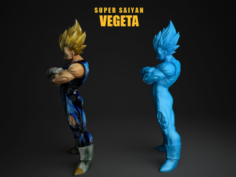 Super Saiyan Vegeta 3D Print Model