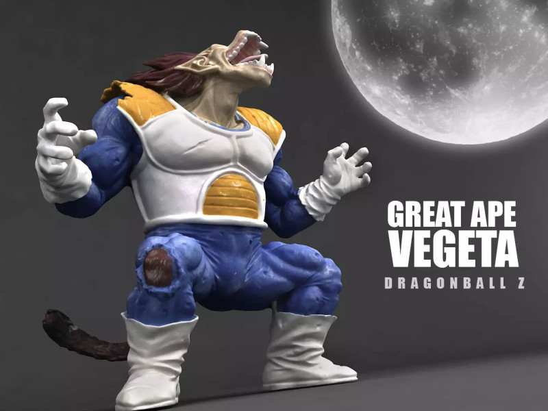 Great Ape Vegeta Modèle 3D .c4d .max .obj .3ds .fbx .stl .blend