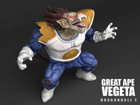 Great Ape Vegeta 3D Model