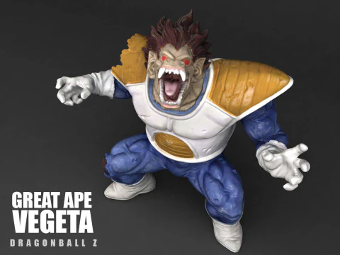 Great Ape Vegeta 3D Model
