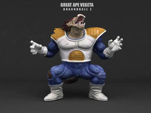 Great Ape Vegeta 3D Model