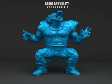 Great Ape Vegeta 3D Model